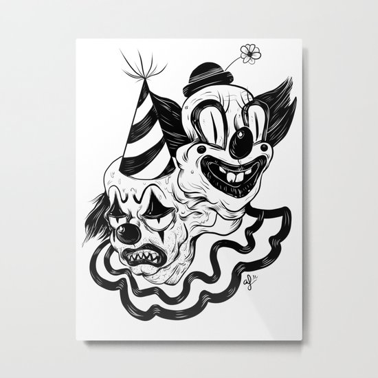 Coulrophobia Metal Print