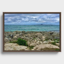 Okinawa Oceanscape Framed Canvas