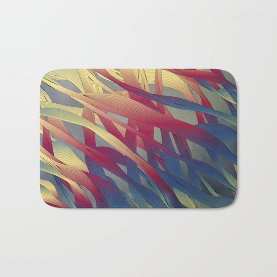 Modern Aquatic Nightsongs Bath Mat