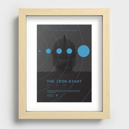 The Iron Giant Recessed Framed Print