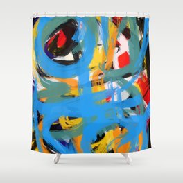 Abstraction of Joy Shower Curtain