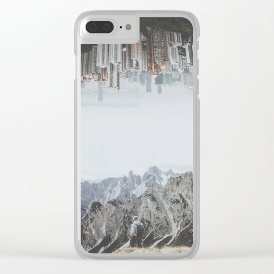 Between Earth & City II Clear iPhone Case