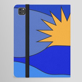 BLUE Sun iPad Folio Case
