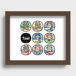 8Cats（TOOL） Recessed Framed Print