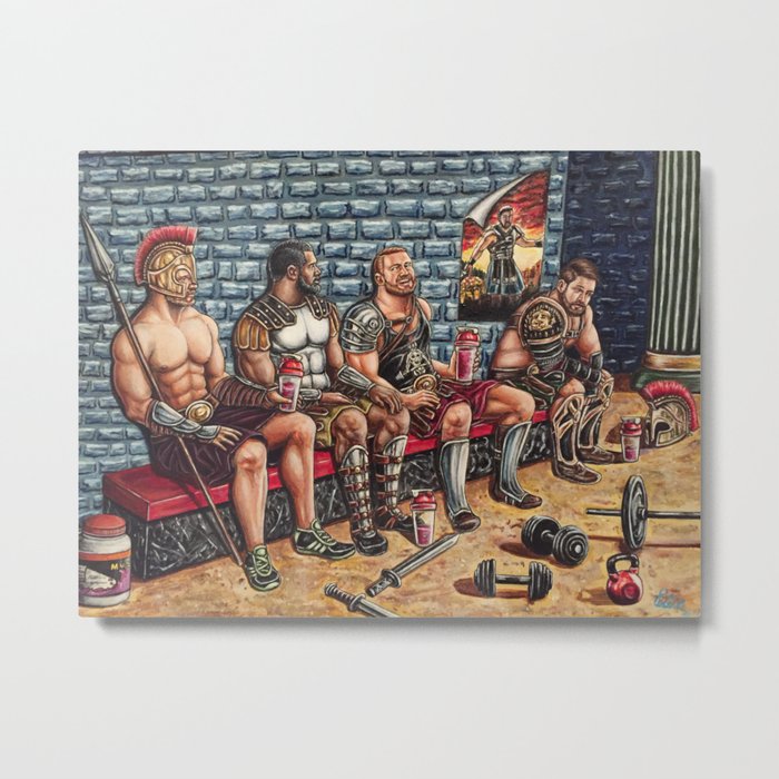 Gladiators Metal Print