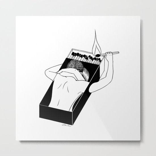 We Gonna Let It Burn Metal Print