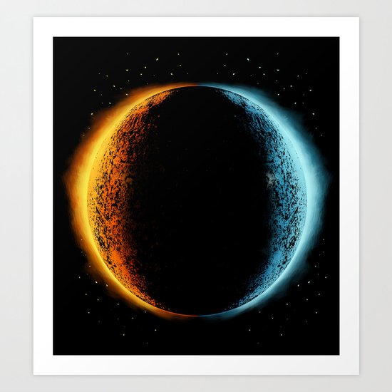 Hot And Cold Art Print