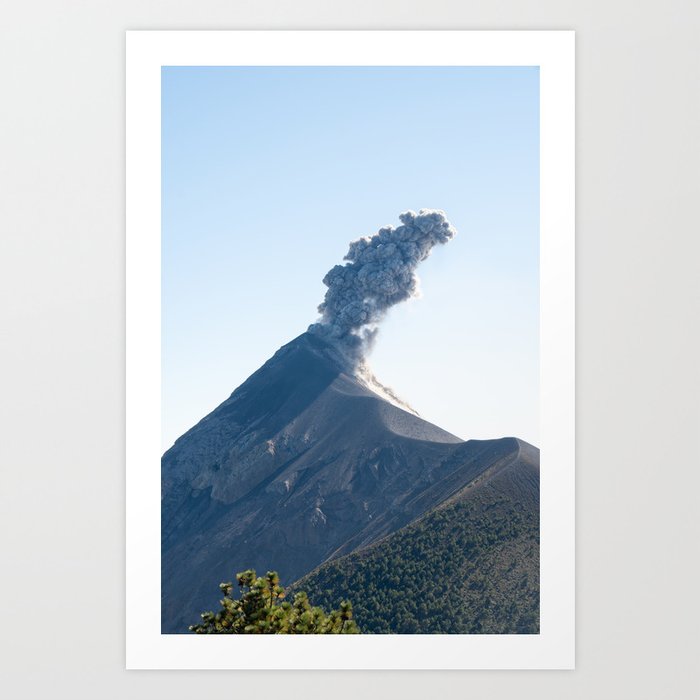 Volcano Fuego  Art Print