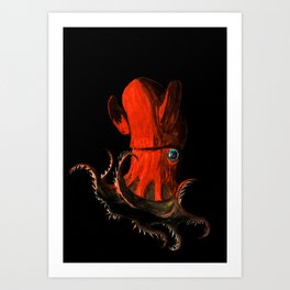 Vampire Squid Art Print
