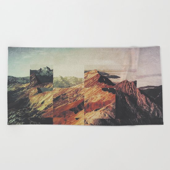 Fractions A89 Beach Towel