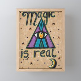 Magic Is Real Framed Mini Art Print