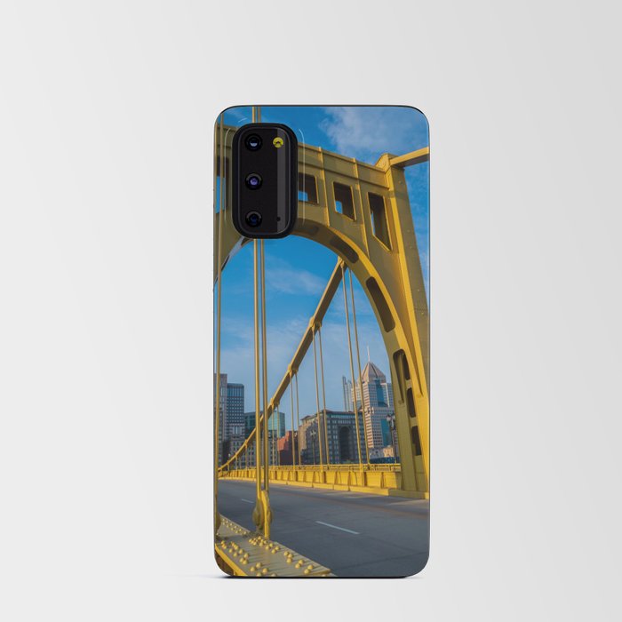 Pittsburgh Pennsylvania Steel City Bridge Skyline Photography Print Android Card Case