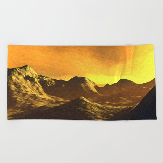 A Sunny Day On Mercury Beach Towel