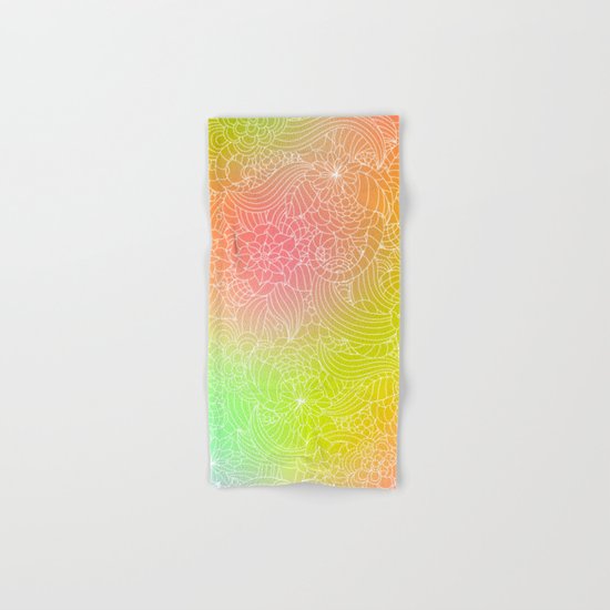 Romantic floral fantasy Hand & Bath Towel