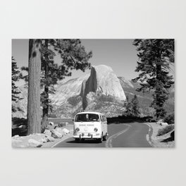 Yosemite Vanlife (Black & White) Series Canvas Print
