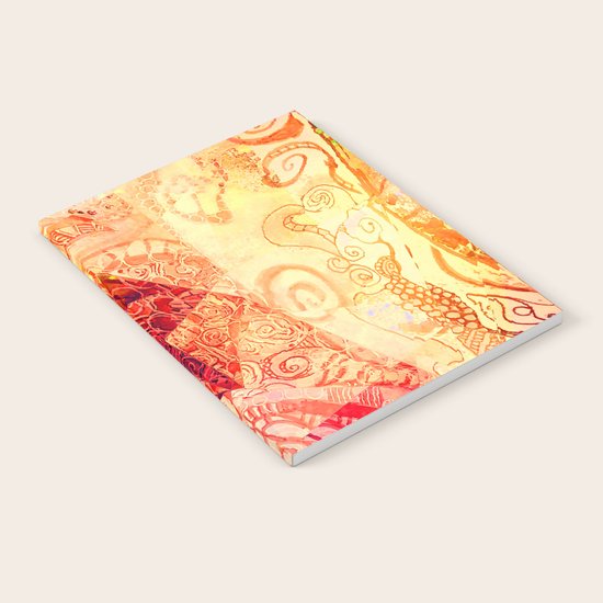 Red Heart Swirl Notebook