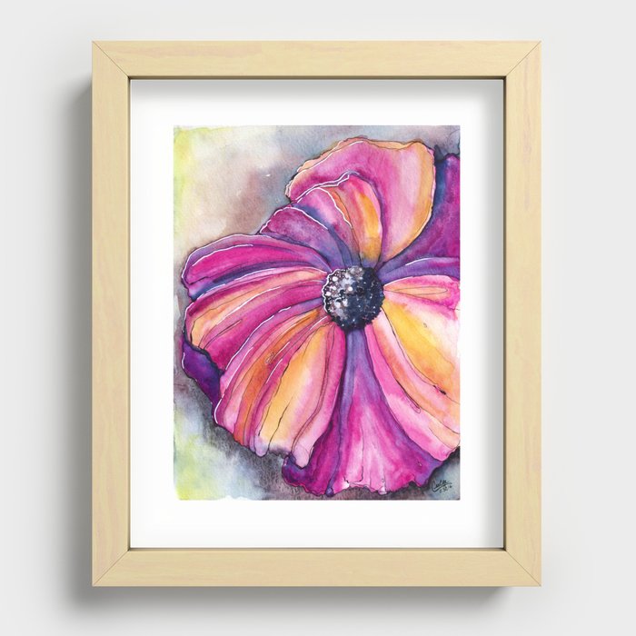 bold and bright Recessed Framed Print