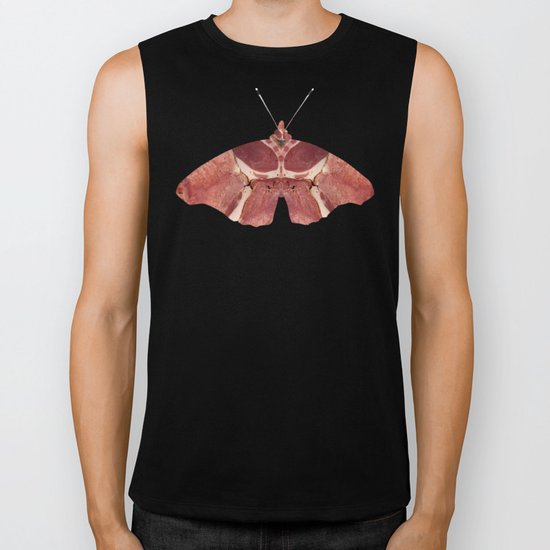 Meat the Butterfly Collage - Obst ist kein Gemüse Biker Tank