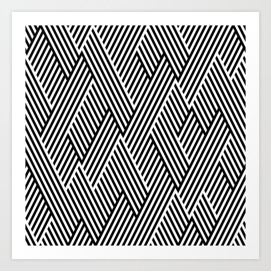 Black and White Art Print