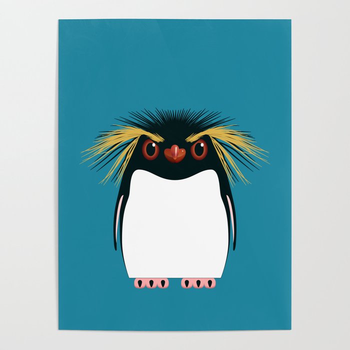 Rockhopper Penguin Poster