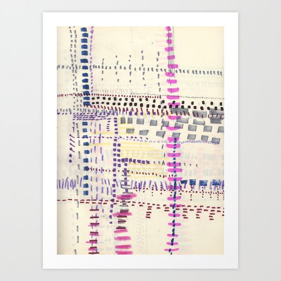 Map To Morocco (5) Art Print