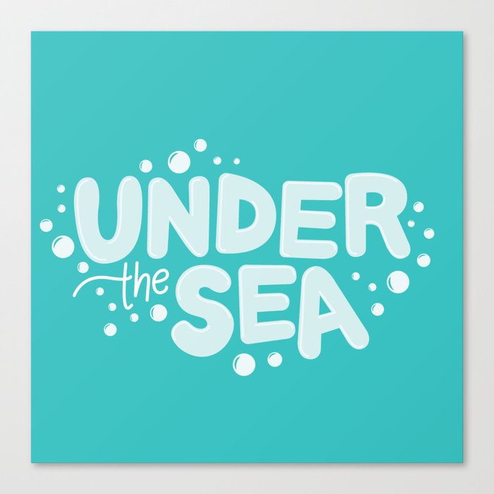 Under The Sea Canvas Print