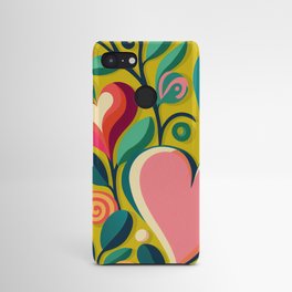 A Burst of Hearts M - A Cheerful Abstract Pattern Android Case