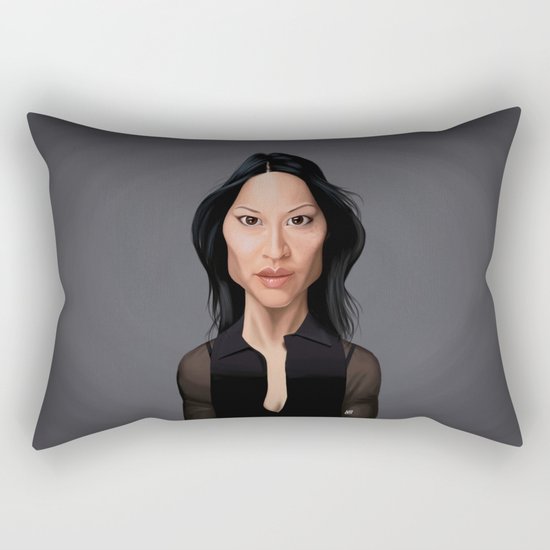 Celebrity Sunday - Lucy Liu Rectangular Pillow