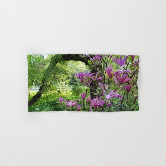 Blooming garden Magnolia Hand & Bath Towel