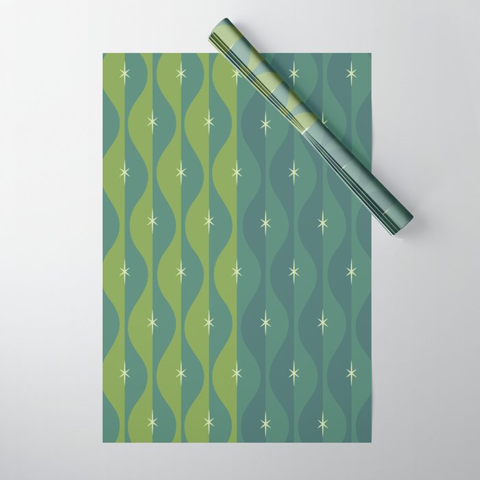 Abstract Mid Century Modern Design Wrapping Paper