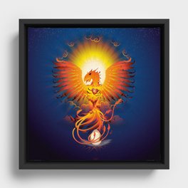 The Phoenix Framed Canvas