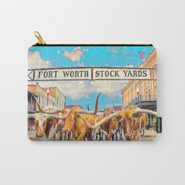 Fort Worth Texas Carry-All Pouch