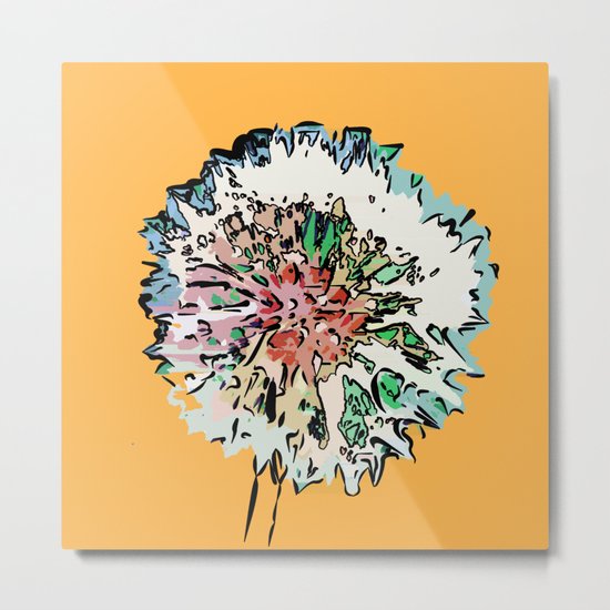 Hairy Fruit Metal Print