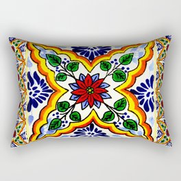 talavera mexican tile Rectangular Pillow