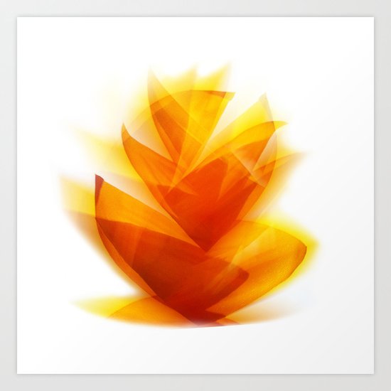Sun Leaves Art Print