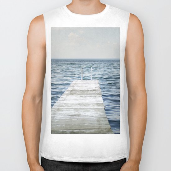 Out into the Lake Biker Tank