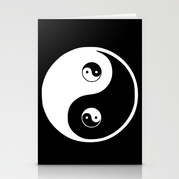 Ying Yang The Symbol Of Harmony And Balance Good And Evil Stationery Cards By Shawlinmohd Society6