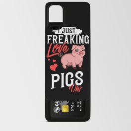Mini Piggy Pig Farmer Funny Android Card Case