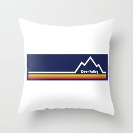 Deer Valley, Utah Throw Pillow