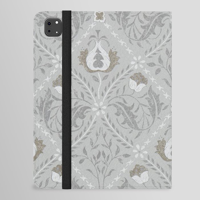 William Morris Pure Trellis Lightish Grey iPad Folio Case