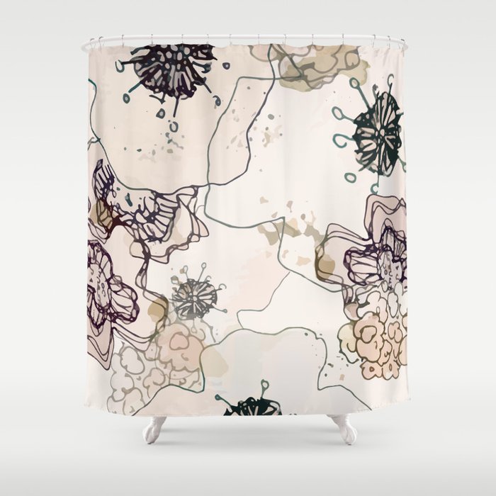 pastel shower curtain