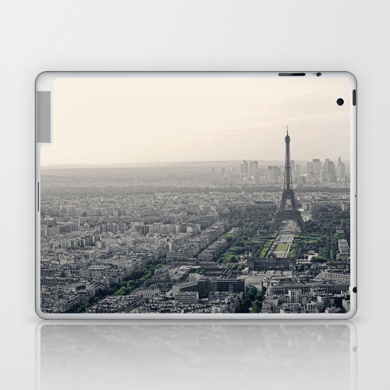 Panoramic View of Paris Laptop & iPad Skin