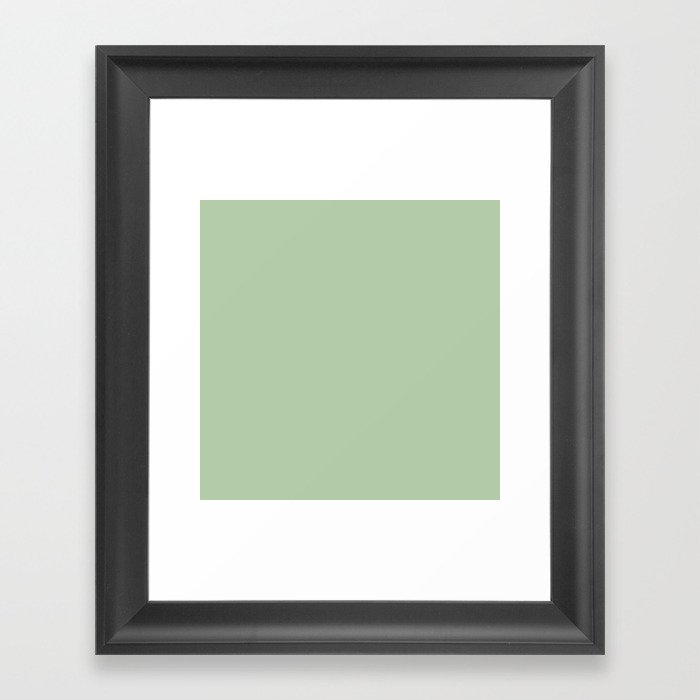 Seafoam Green Framed Art Print