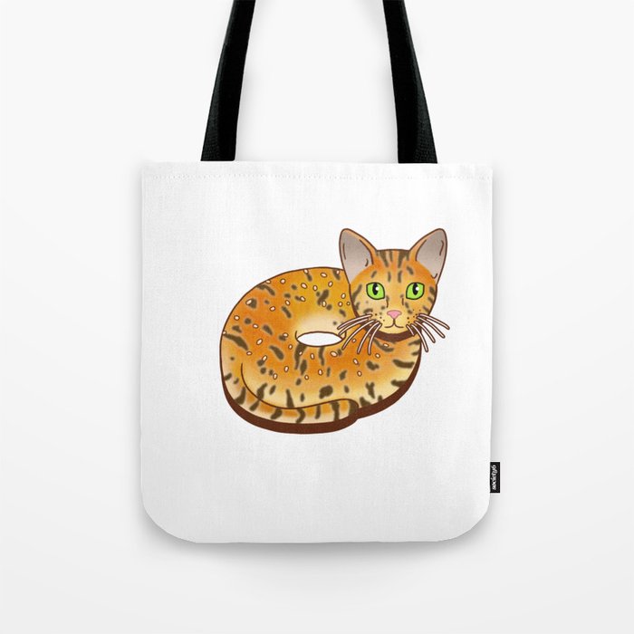 Canvas Shopping Tote Bag Bengal Cat Black White A Bengal Cat Beach Bags for Women 