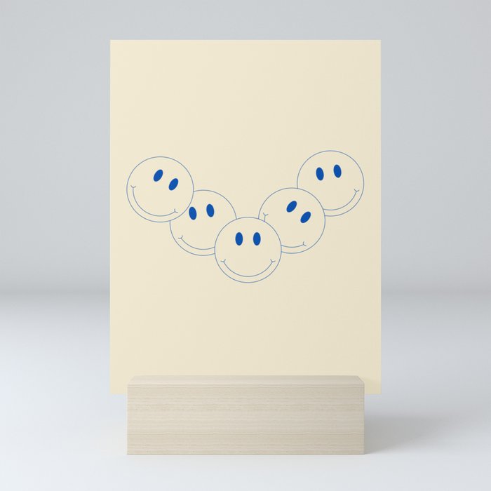 Modern Smiley Mini Art Print