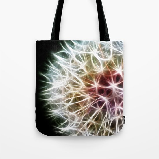 Fractal dandelion Tote Bag