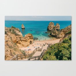 Path to The Beach in Portugal Canvas Print