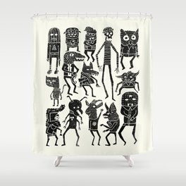 Bump in the Night Shower Curtain