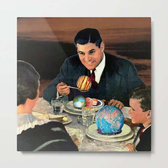 Greek Meatballs Metal Print