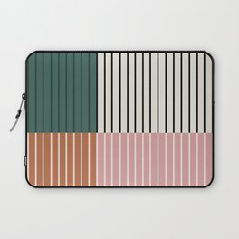 Color Block Line Abstract V Laptop Sleeve